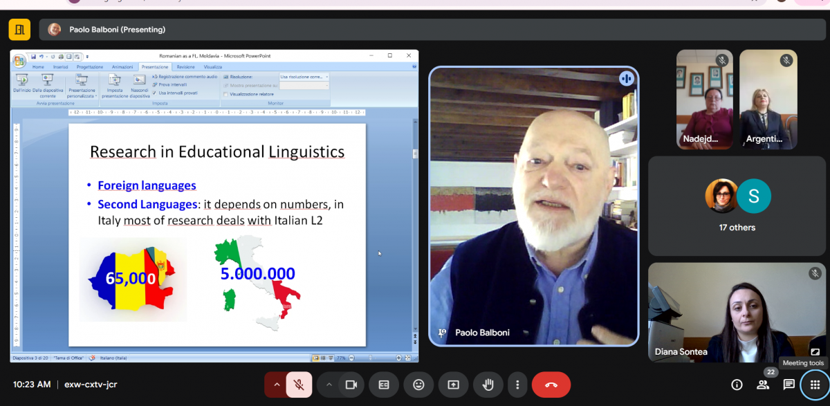 Catedra de limba română și terminologie medicală